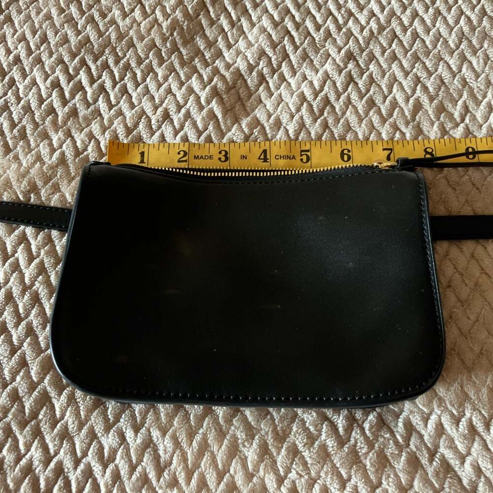 QUINCE 100% ITALIAN NAPPA LEATHER BELT BAG Black SMALL MSRP $59.90, Travel City - Picture 9 of 9